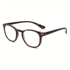 Light Blocking Round Frame Computer Readers Anti Glare UV Ray Eyeglasses