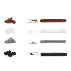 Non Slip Silicone Glasses Legs Sleeve, 4 Pairs