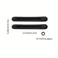 Non Slip Silicone Glasses Legs Sleeve, 4 Pairs