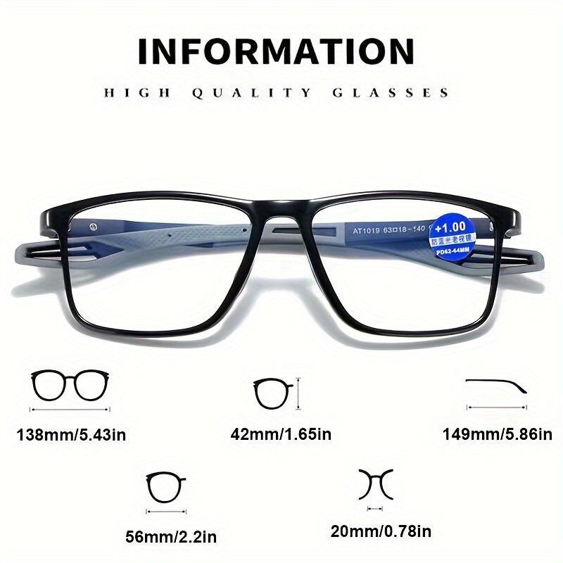 Funky Sports Anti Light Reading Glasses Men HD Aspheric Resin Lens