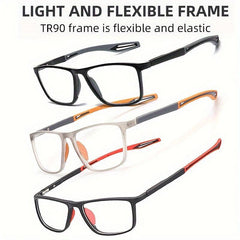 Funky Sports Anti Light Reading Glasses Men HD Aspheric Resin Lens