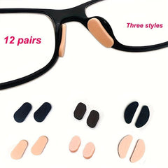 Soft Foam Nose Pads Self Adhesive Non Slip Glasses Nose Pads 12 Pairs