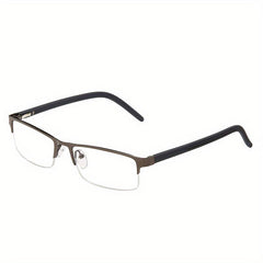 Rectangle Frame Spring Hinge Reading Glasses for Men Women