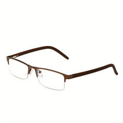 Rectangle Frame Spring Hinge Reading Glasses for Men Women