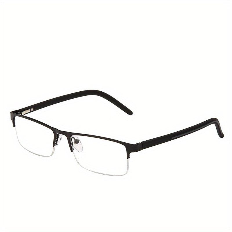 Rectangle Frame Spring Hinge Reading Glasses for Men Women