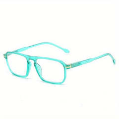 Colorful Squared Frame Reading Glasses Presbyopia Unisex Men Women 1.0-4.0 Power