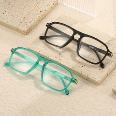 Colorful Squared Frame Reading Glasses Presbyopia Unisex Men Women 1.0-4.0 Power