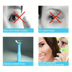 8pcs Scleral Lens Remover Tool for Travel & Prosthetic Eyes