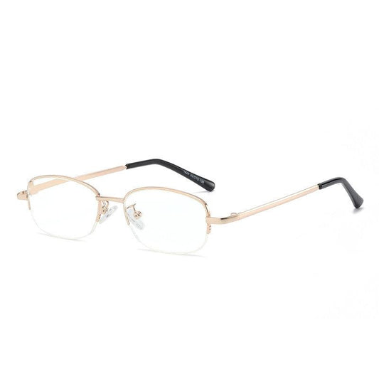 Metal Round Frame Gaming Glasses Light Blocking Lens Unisex Reading 1.0-4.0
