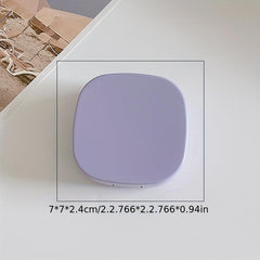 Lens Case Square Box Portable Pupil Case Duplex Box Glossy Storage Box