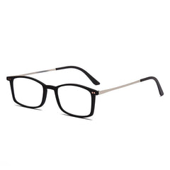 Metal Frame Reading Glasses + Case Sticker Presbyopia Men Women 1.0-3.5