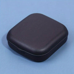 1pc Lens Case Plastic Lens Companion Case With Mirror Mini Compact Lens Case