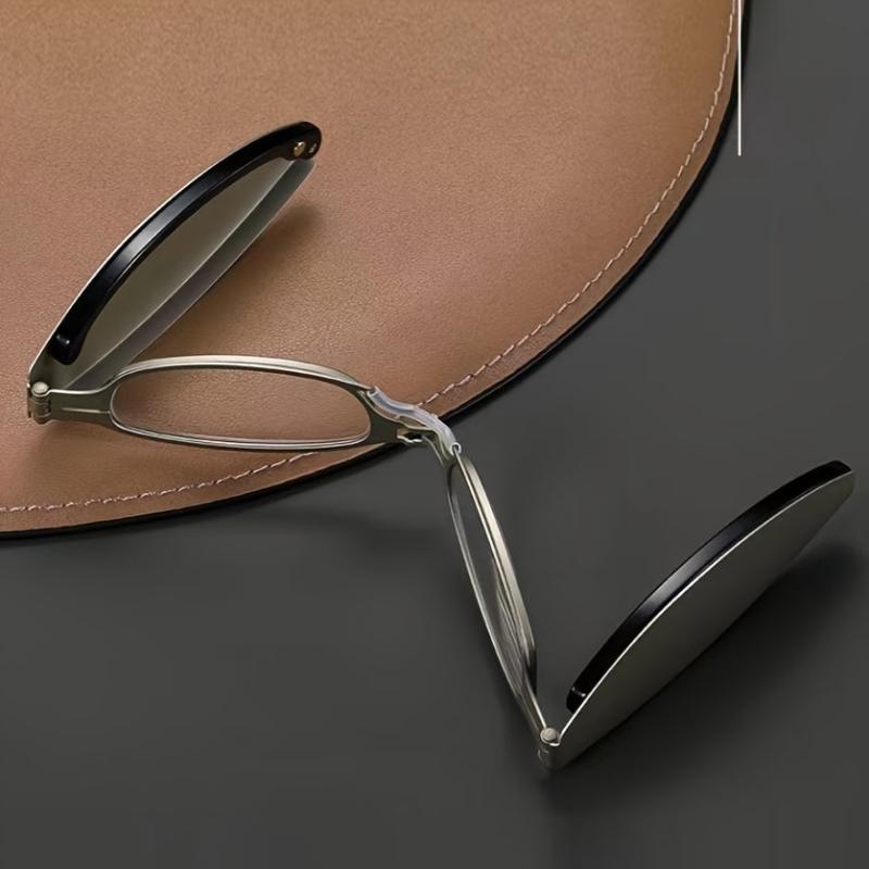Folding Metal Frame Anti Light Portable Elderly Glasses