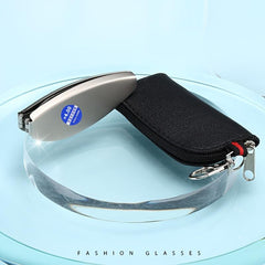 Folding Metal Frame Anti Light Portable Elderly Glasses