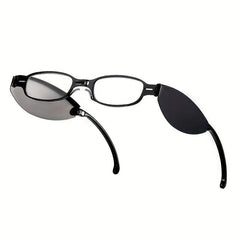 Folding Metal Frame Anti Light Portable Elderly Glasses