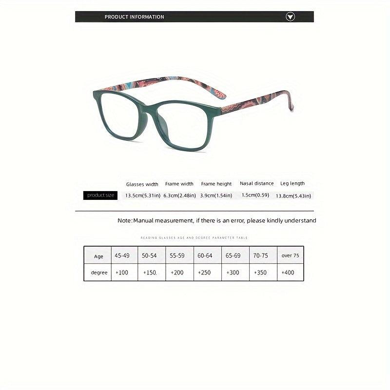 Vintage Printed Reading Glasses Anti Light Funky Glasses