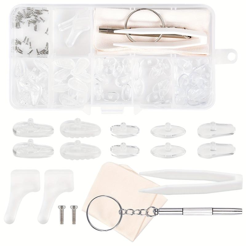 35 Pairs Non Slip Silicone Nose Pads For Glasses Repair Set For Sunglasses