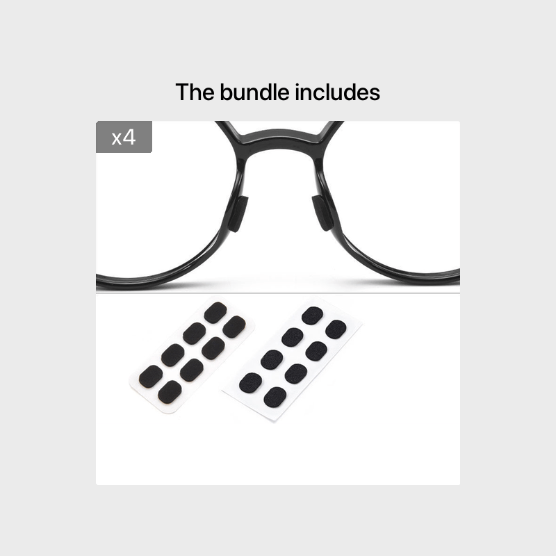 8 Pairs Soft Foam Nose Pads for Glasses