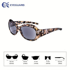 EYEGUARD Outdoor Reading Sunglasses Womens Reading Glasses Ladies Patterns