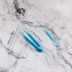 10 Pack Lens Remover Inserter Tool Case Set Tweezers Soft Tip Applicator