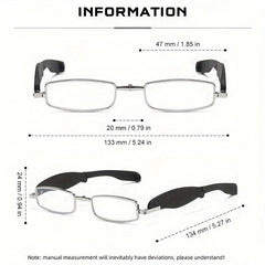 High End Rotating Folding Anti Light Reading Glasses For Men And Women