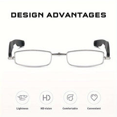 High End Rotating Folding Anti Light Reading Glasses For Men And Women