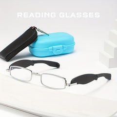 High End Rotating Folding Anti Light Reading Glasses For Men And Women