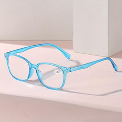 Squared Frame Reading Glasses 1.0-4.0 Unisex Men Women Corrective Eyeglasses