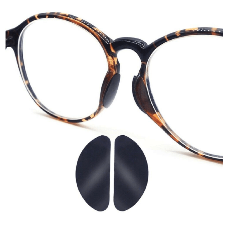 5 Pairs Adhesive Silicone Nose Pads for Glasses Non-slip Clear Thin Pads