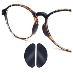 5 Pairs Adhesive Silicone Nose Pads for Glasses Non-slip Clear Thin Pads