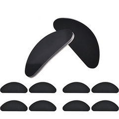 5 Pairs Adhesive Silicone Nose Pads for Glasses Non-slip Clear Thin Pads