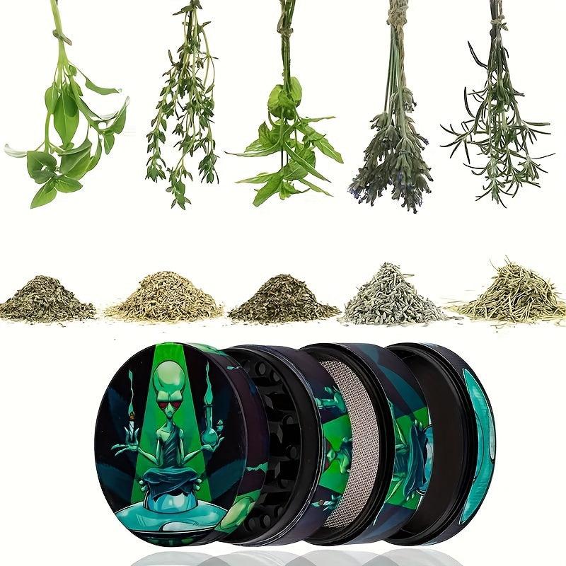 4 Layer Grinder Metal Spice Herb Crusher Kitchen Supplies