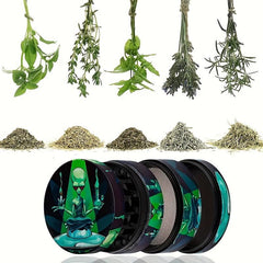 4 Layer Grinder Metal Spice Herb Crusher Kitchen Supplies