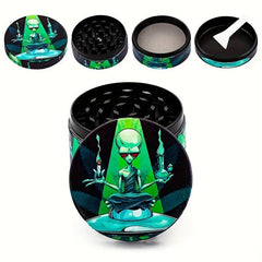 4 Layer Grinder Metal Spice Herb Crusher Kitchen Supplies