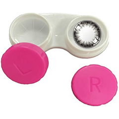 12 24 Pack Colorful Lens Case Box Holder Container Soak Storage Kit