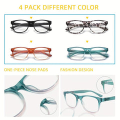 Light Blocking Glasses for Men Women Rectangular Computer Glasses