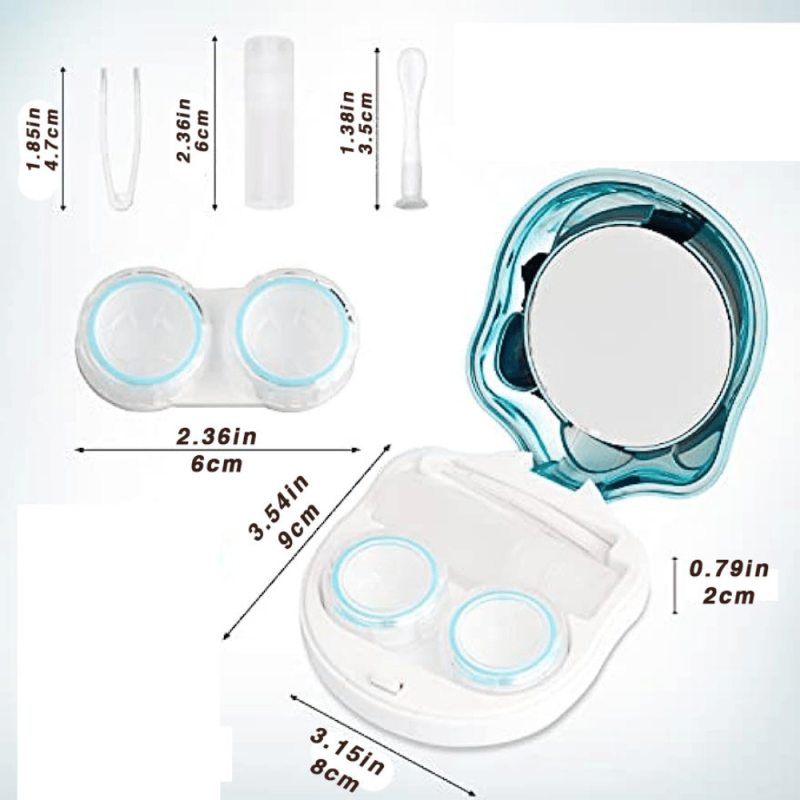 Lens Travel Kit Portable Box with Cleaner & Washer