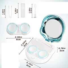 Lens Travel Kit Portable Box with Cleaner & Washer
