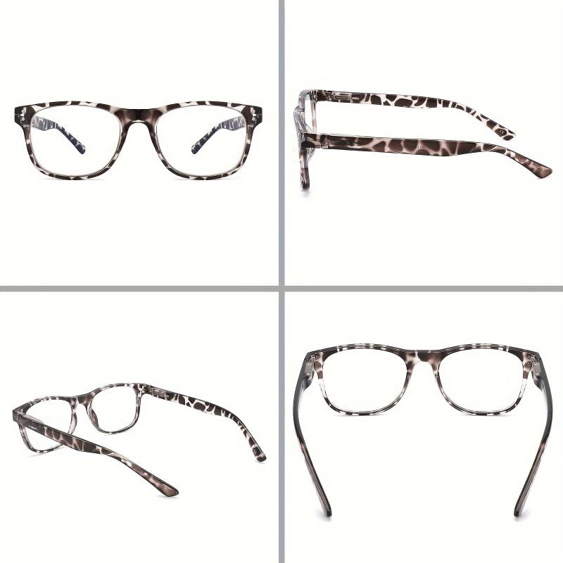 4Pack Light Blocking Glasses Stylish Computer Eyeglasses