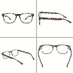 4Pack Light Blocking Glasses Stylish Computer Eyeglasses
