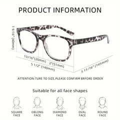 4Pack Light Blocking Glasses Stylish Computer Eyeglasses