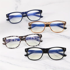 4Pack Light Blocking Glasses Stylish Computer Eyeglasses