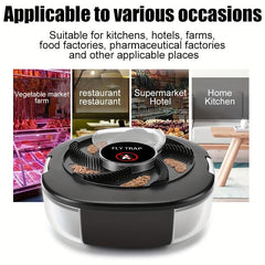 Automatic Fly Rotating Trapper Non Toxic Household Pest Catcher