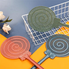 Durable Plastic Fly Swatter with Extended Long Handle for Summer Mosquitoes
