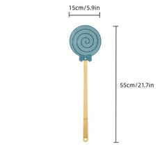 Durable Plastic Fly Swatter with Extended Long Handle for Summer Mosquitoes