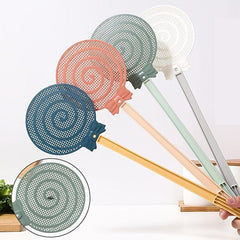 Durable Plastic Fly Swatter with Extended Long Handle for Summer Mosquitoes