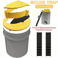 Reusable Mouse Trap Plastic Bucket Lid Rat Traps Humane Mouse Trap