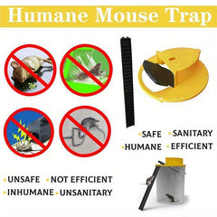 Reusable Mouse Trap Plastic Bucket Lid Rat Traps Humane Mouse Trap