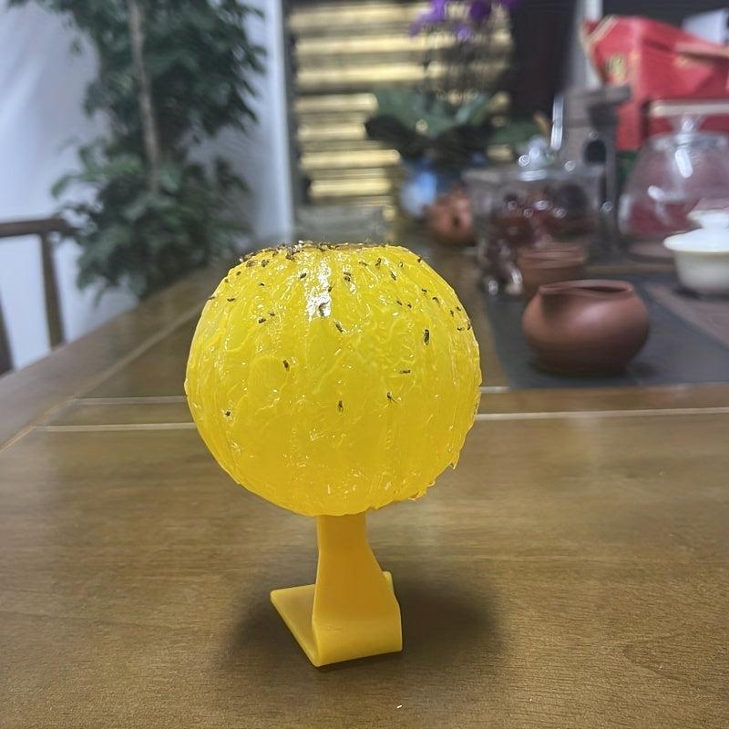 2pcs Pumpkin Fly Attracting Ball Sticky Flying Insect Mosquito Flies