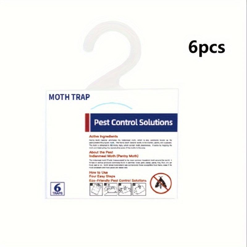 6pcs Moth Trap Folding Flying Insect Trap Indoor Outdoor Pest Control